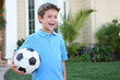 © Stephen Coburn - Young Boy with Soccer Ball