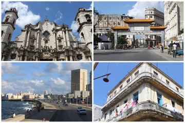 Canvas Print - Carte postale de la Havane, Cuba