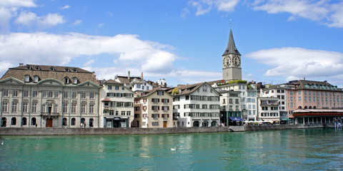 Poster - ZÜRICH ( Schweiz ) - Stadtpanorama