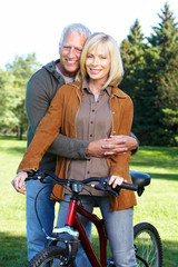 Poster - Riding couple.