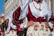 © nextyle - Sardinia, Italy: Redentore festival. Detail of a dress