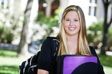 Poster - Sweet looking college girl