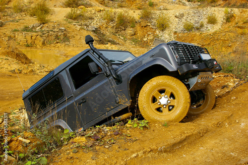 Naklejka dekoracyjna Offroadfahrzeug