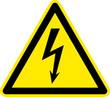 Warnschild Warnzeichen gefährliche elektrische Spannung
