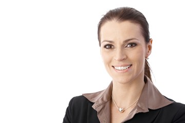 Poster - Portrait of smiling businesswoman