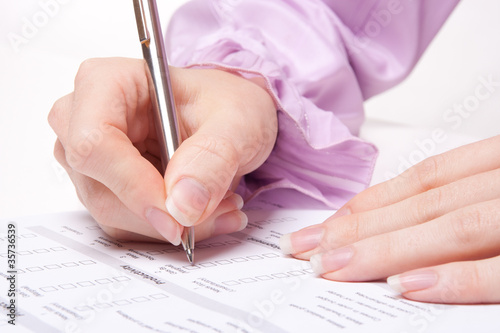 Cuadros en Lienzo Job interview questionnaire