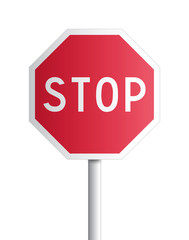 Poster - Panneau - stop