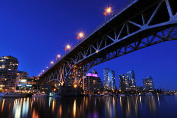 Wall Mural - Granville Island Night Scene