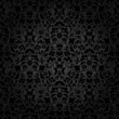 Seamless Damask Pattern Black/Grey Wallpaper