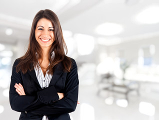 Wall Mural - Smiling businesswoman