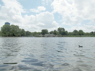 Poster - Serpentine lake, London