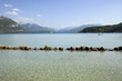 Lake Annecy and mountains