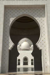 Wall Mural - Sheikh Zayed Mosque Abu Dhabi United Arab Emirates