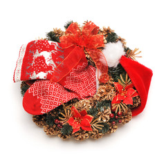 Wall Mural - Christmas wreath