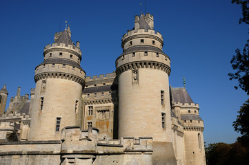 Poster - France, château de Pierrefonds dans l'OIse