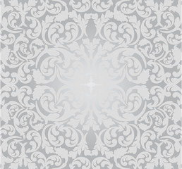 Canvas Print - light gray wallpaper