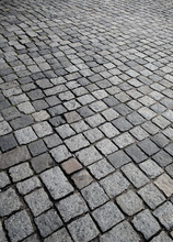 Old Cobble Stone Street Texture Or Background