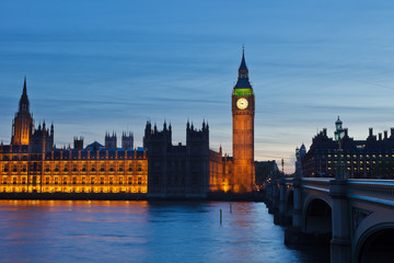 Wall Mural - Big Ben and Houses of Parliament