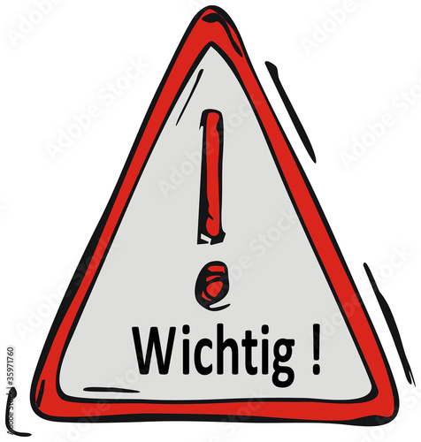 Wichtig ! – Stock-Illustration | Adobe Stock