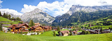 Grindelwald Village Panorama