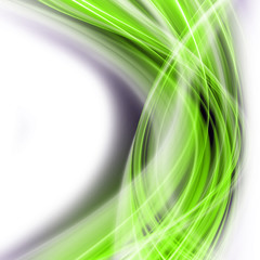 Fototapete - Abstract eco wave background design with space for your text