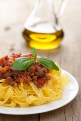 Canvas Print - tagliatelle bolognese