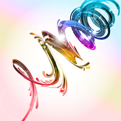 Poster - Abstract Background Vector