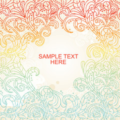 Poster - abstract vector colorful background