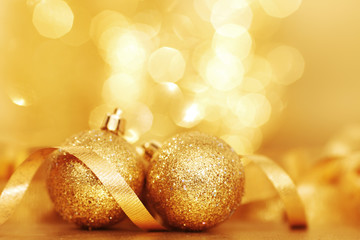 golden christmas background