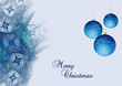 © meridiens111 - blue abstract christmas background with ball