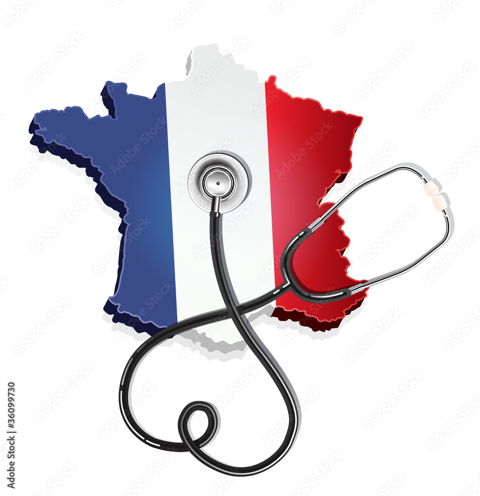 Image vectorielle Stock la france malade | Adobe Stock