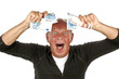 © Nataraj - Man totally excited after winning the lotery