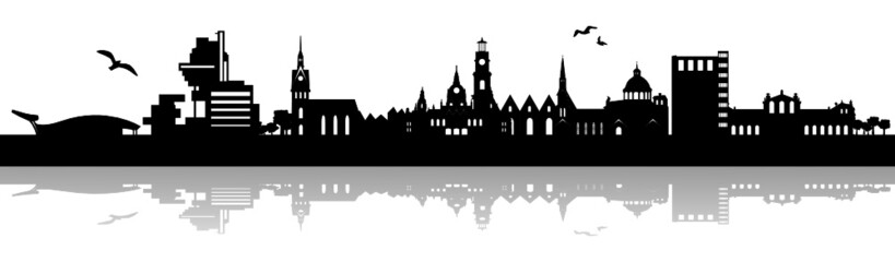 Wall Mural - Hannover Skyline