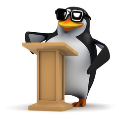 Poster - 3d Penguin lectures