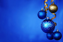 Blue Christmas Ball