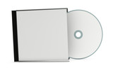 Fototapeta  - blank cd or dvd jewel case