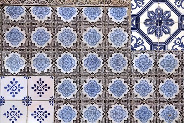 Naklejka na meble Patched azulejo in Lisbon