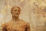 Fototapeta  - artistic view ancient greek statue
