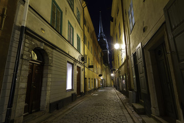  Gamla Stan,The Old Town in Stockholm, Sweden