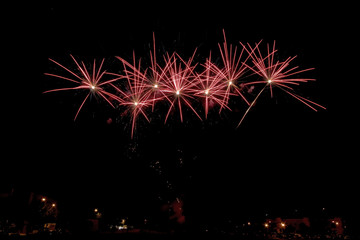 fondo de fuegos artificiales