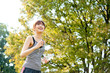 © taka - beautiful asian runnning in the park