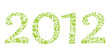 2012 new year ecological sign