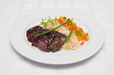 Fototapeta Kuchnia - Grilled beef