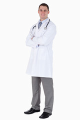 Wall Mural - Doctor with arms folded