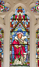 Stained Glass Window The Lord Is My Shepherd