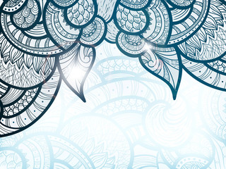 vector abstract floral background