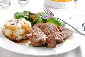 Poster - Sliced roast beef dinner