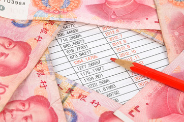 Wall Mural - Chinese currency