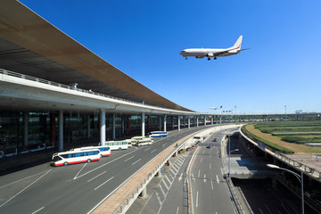 Canvas Print - flight arrival