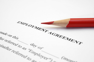 Wall Mural - Employment agreement